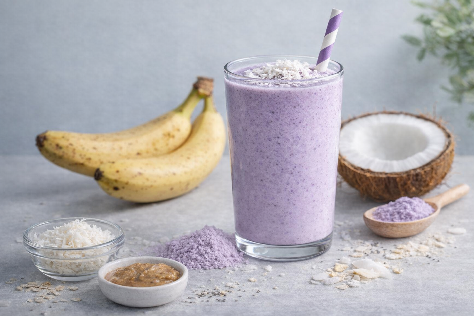 Smoothie Ubé - Coco - Banane